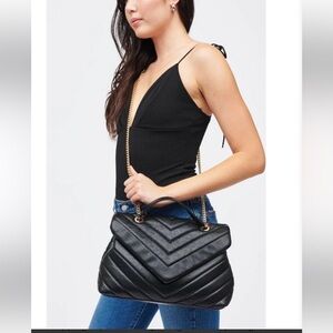 Large Quilted Crossbody Purse